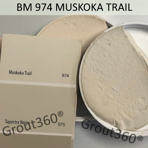 XT matched to BM 974 Muskoka Trail Sanded Tile Grout