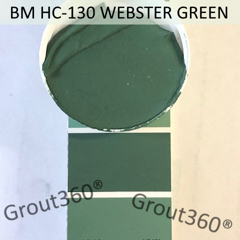 XT Custom matched to BM HC-130 Webster Green Sanded Tile Grout