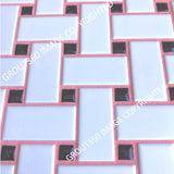 Sanded Bubblegum Tile Grout - Medium Pink Grout