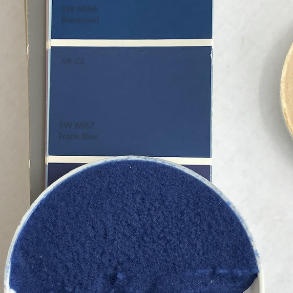 E-1500 Epoxy matches SW 6967 Frank Blue Sanded Epoxy Tile Grout