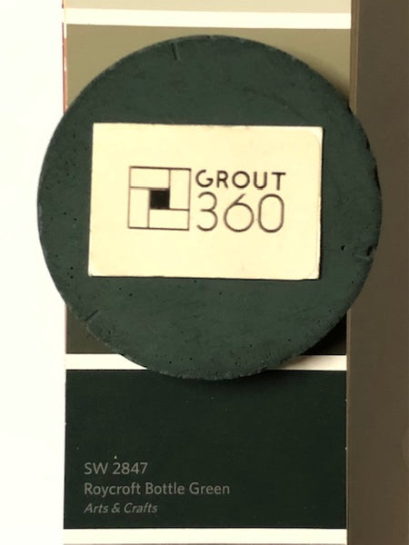 XT Custom - matched to SW 2847 Roycroft Bottle Green Unsanded Grout