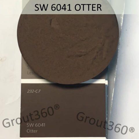 XT Custom matched to SW 6041 Otter Sanded Tile Grout