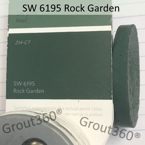 XT Custom matched to SW 6195 Rock Garden Sanded Tile Grout