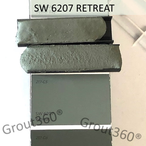 XT Custom matched to SW 6207 Retreat Sanded Tile Grout