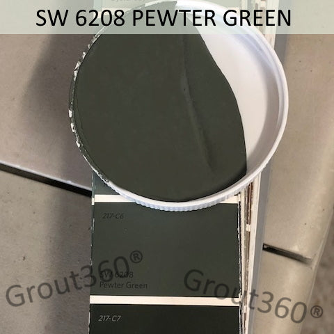 XT Custom matched to SW 6208 Pewter Green Sanded Tile Grout