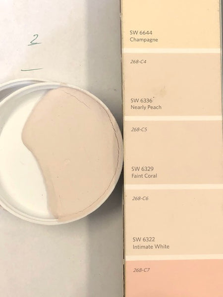 XT Custom - matched to SW 6329 Faint Coral Unsanded Grout