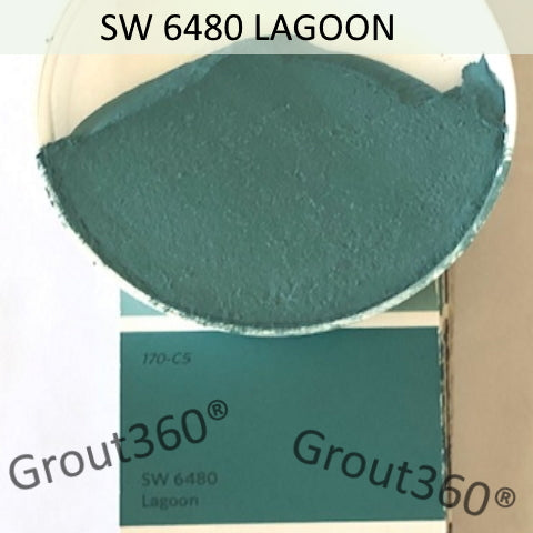XT Custom matched to SW 6480 Lagoon Sanded Tile Grout