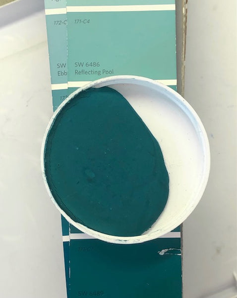 XT Custom matched to SW 6489 Really Teal Unsanded Grout