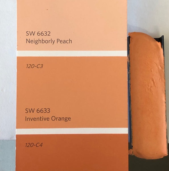 XT Custom matched to SW 6633 Inventive Orange Unsanded Grout