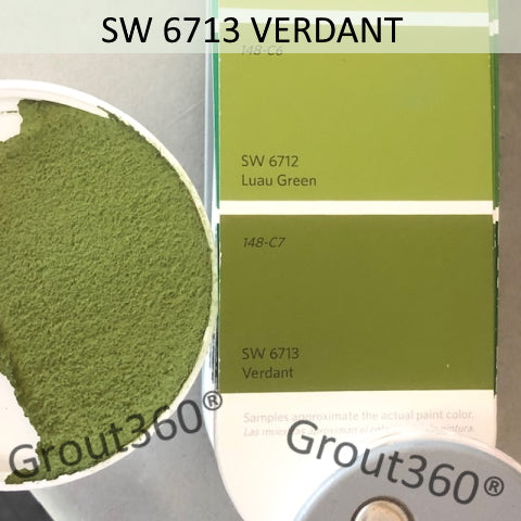 XT Custom matched to SW 6713 Verdant Sanded Tile Grout