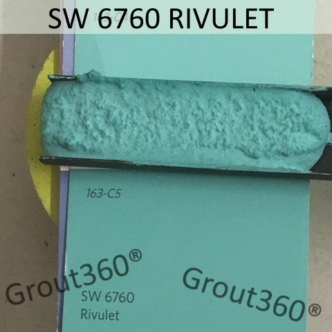 XT Custom matched to SW 6760 Rivulet Sanded Tile Grout