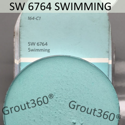 XT Custom matched to SW 6764 Swimming Sanded Tile Grout
