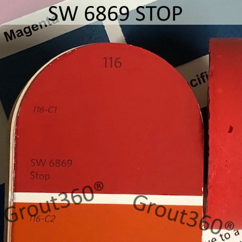 XT Custom matched to SW 6869 Stop Sanded Grout