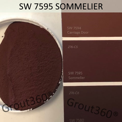 XT Custom matched to SW 7595 Sommelier Sanded Tile Grout