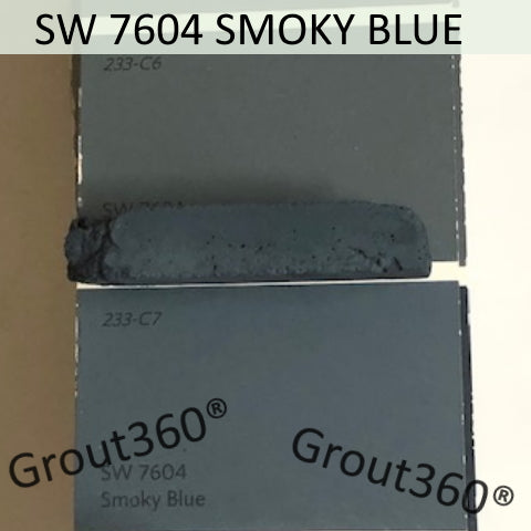 XT Custom matched to SW 7604 Smoky Blue Sanded Tile Grout
