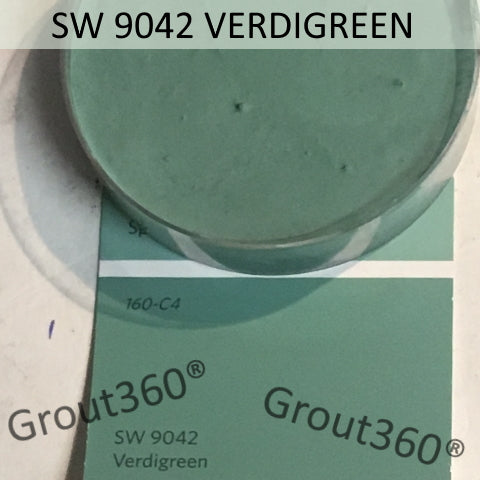 XT Custom matched to SW 9042 Verdigreen Sanded Tile Grout