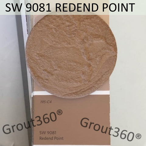 XT Custom matched to SW 9081 Redend Point Sanded Tile Grout