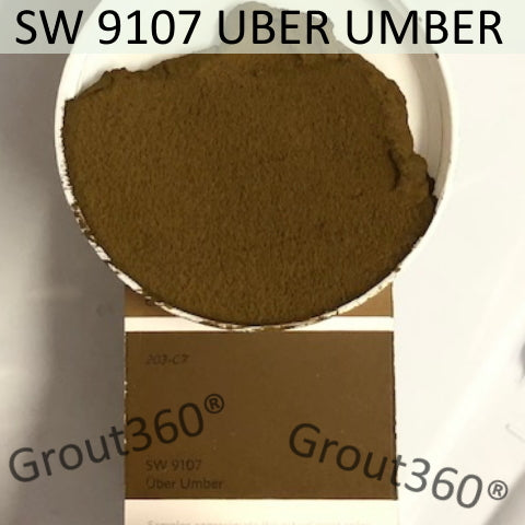 XT Custom matched to SW 9107 Uber Umber Sanded Tile Grout