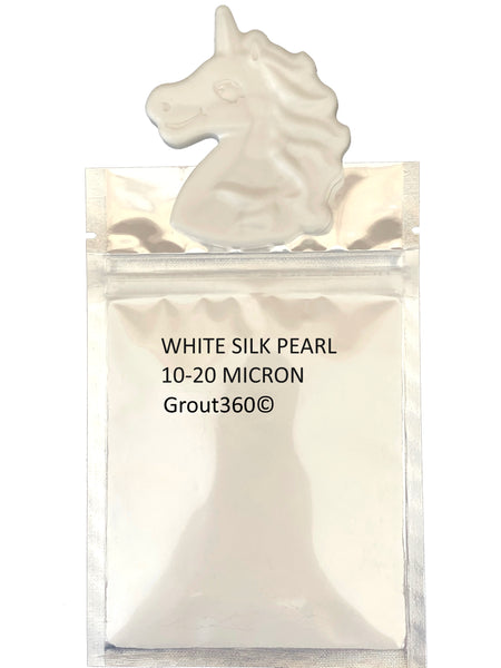 MTX White Silk Metallic Pearl Pigment for Epoxy Coatings Free Shipping